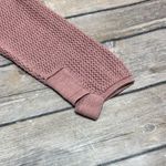 Lululemon Still Movement Cardigan Heathered Quicksand Mauve Open Knit Hooded 2 Photo 8