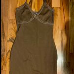 H&M Brown Lace Mini Dress Photo 2