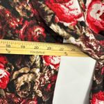 Susan Graver  Weekend Floral Cowl Neck Top Womens Large Dark Romantic Whimsigoth Photo 5