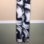 Eliza J Women’s Jersey Knit Blue White V-Neck Twist Front Tie Back Maxi Dress Photo 2