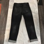 Kut From The Kloth Black Rachel Fab Ab High Rise Mom Jeans 4 Casual Distressed Photo 3