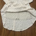 Mia Joy Dress Womens Medium Ruffle Cream Long Sleeve Stretch Joyfolie Lined Photo 6