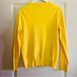 Lands' End L/S Botton Up Cotton Blend Cardigan Butter Yellow Size SMALL (6-8) Photo 1