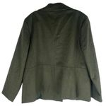 Talbots Brushed Italian Wool Double Breasted Jacket Coat Green Size 16 Photo 6