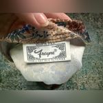 Vintage Frayne woodland knit short sleeve blouse, size medium Brown Photo 7