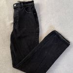 Abercrombie & Fitch Abercrombie Ultra High Rise 90s Straight Jean Black Photo 0