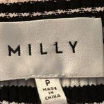 Milly  Micro Stripe Mini Mermaid Ribbed Stretch Knit Midi Dress Bodycon NWT Small Photo 11