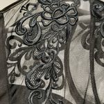 Karen Millen  embroidery sheer top black dress ✨ Photo 9