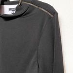 Drew Black Layered Side Button Mock Neck Top Size XS Photo 3
