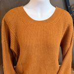 CAbi Step Up Chunky Oversized Cable Knit Crew Neck Pullover Sweater Size Small Photo 4