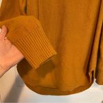 Moth Anthropologie Brenta Cowl Neck Sweater Sz Medium Marigold Mustard Yellow Photo 7