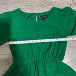 Enfocus Studio Women Green Boat Neck Long Puffy Sleeves High Photo 14