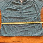 Anthropologie Maeve Teal Geo Print Blouse Photo 4