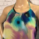 Byer California B•Wear  Tie Dye Floaty Halter Top L Photo 1