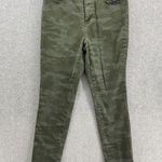 Sanctuary Social Standard Women's Camouflage High Rise Skinny Size 8 Pants Green Cotton Photo 13