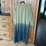 Umgee New | Green and Blue Ombré Lightweight Duster Cardigan | small Photo 2