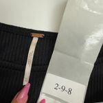 Free People Dress Womens X Large Black Ribbed Asymmetrical Hem Long Sleeve Photo 3