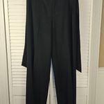 Elevenses  Anthropologie Womens Black Tie‎ Waist Pants 12 Photo 0