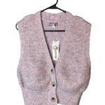 Urban Outfitters UO  Women’s Sz Large Paige Textured Sweater Vest NWT Photo 1