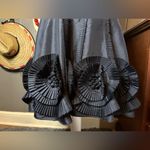 Blue Taffeta strapless 4 Etoile Floral detail fit flare Cocktail Dress Photo 6