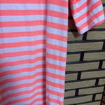 Lilly Pulitzer Lilly, Pulitzer Coral And White Stripe Dress Size Medium Photo 5