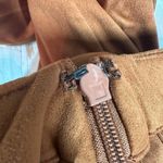 House Of CB Sazan Faux Suede Tan Pants Size XS Photo 10