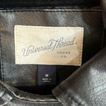 Universal Threads Universal Thread Target Black Non-leather Bomber Jacket Size Medium Photo 2