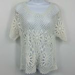 American Vintage Vintage Y2K Lace Floral Top Size Medium Boho Coquette Early 2000s Photo 6