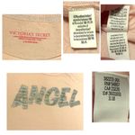 Victoria's Secret Victoria’s Secret Pink Short Sleeve T Shirt Women Large Angel Glitter Graphic Photo 2