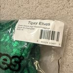 Tipsy Elves  Sequin High Waisted Leggings - Green - M Photo 4