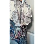 1. State NWT  Blue Crush Floral Print Open Flutter Sleeve Top Size Small Photo 2