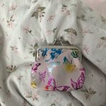 Butterfly Print Women's Coin Purse Pink Photo 1