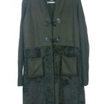 Oliver Long Line Mixed Media Hooded Sweater Cardigan Jacket Size L Size L Photo 0