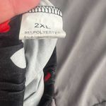 Women’s 2XL Black Heart Print Pajama Set Short Sleeve Top & Shorts Red Size XXL Photo 9