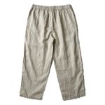 Quince NEW 100% European Linen Elastic Waist Wide Leg Pants Driftwood Size Large Photo 3