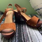 Lulus Brown Chunky Heals Photo 0