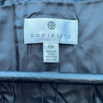 Socialite  oversized S/M zip up black vest, nwt Photo 2