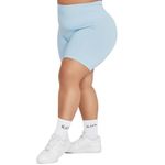 Ilus Label Seamlux Intensify Biker Shorts XL NWT Blue Photo 1