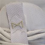 Nike White and Gold Athletic Sneakers Photo 5