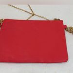 Coral Crossbody Clutch with Gold Chain by NY & Co. Orange Photo 1