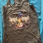 Harley Davidson Tank Top Womens XL Biker Motorcyle Tank Graphic Print Hogs Black Photo 0