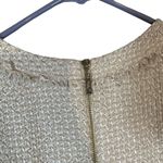 Eliza J  Cream Short Sleeve Fringe Detail Formal Sheath Dress Women Sz 8 Photo 12