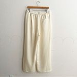 ZARA Straight Fit Pajama Pants in Cream Photo 5