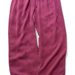 Vintage Dark Red Wide Leg Drawstring Pants Size XL Photo 0