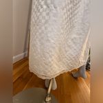 Givenchy Intimates Full Length Slit Nightgown Lace Trim Strappy Size Lg Ivory Photo 10