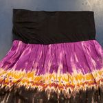 Angie bohemian hippie purple blue Tie Dye Maxi Skirt size Small/Medium Photo 8