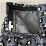 Loft Leopard Print Knit Pencil Skirt Gray/Black Size XS Photo 2