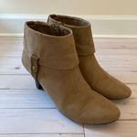 East 5th Heeled Ankle Taupe Brown Almond Toed Booties Sz 7 Photo 3