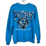 The Vintage Shop Vintage Logo 7 Carolina Panthers Blue Varsity Spellout Logo Unisex Sweatshirt M Photo 0