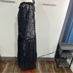NWT DX Collection Size S Black Eyelet Lace Pullover Nero Maxi Dress Elegant Chic Photo 2